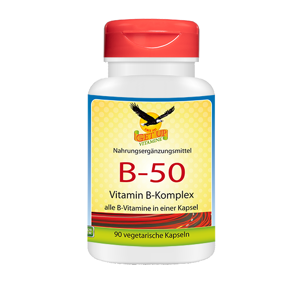 Vitamin B-50 Komplex 50mg 90 Veg. Kapseln