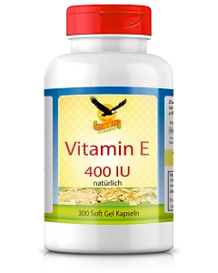 Vitamin E 400 IU natürlich, 300 Softgels