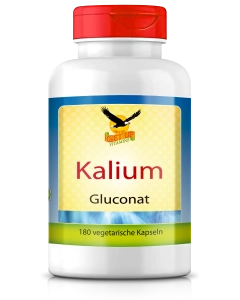 Potassium (Kalium) Gluconat 180 veg. Kapseln