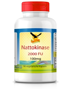 Nattokinase 100mg, 2000FU, 90 Kapseln