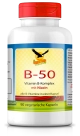 Vitamin B-50 Komplex mit Niacin, 90 vegetarische Kapseln